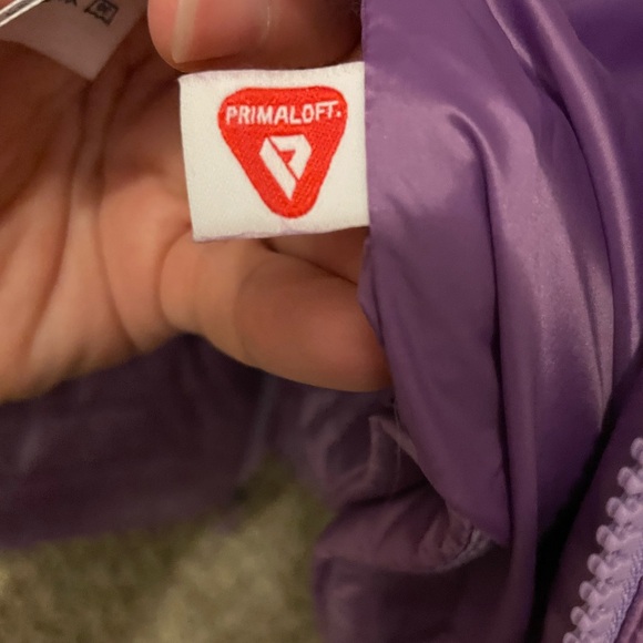 Purple Lands End Spring / Fall / Winter Jacket Girls XL Like New! - Picture 6 of 9